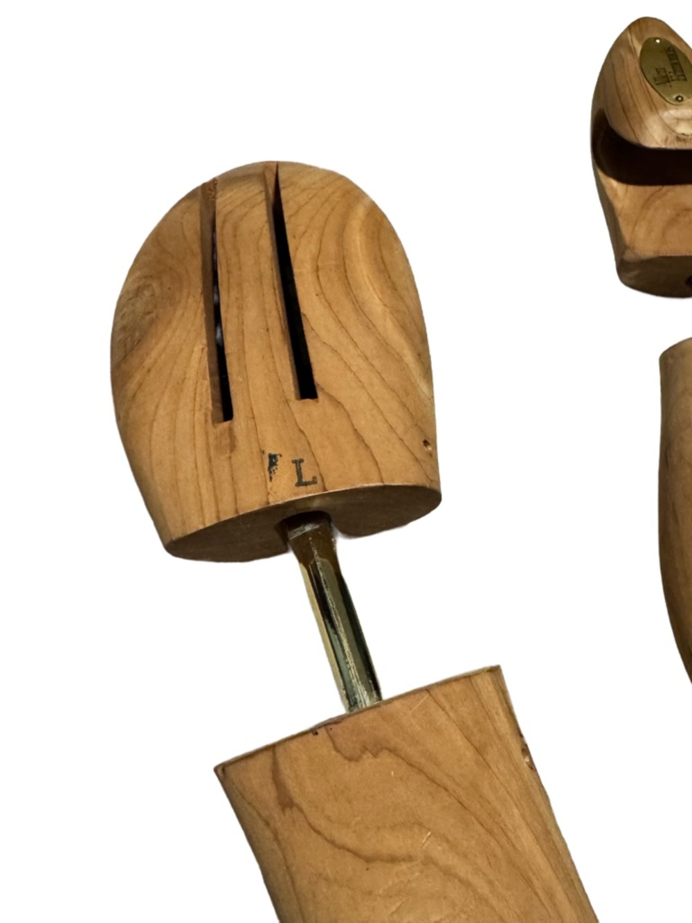Allen Edmonds Cole Haan Wooden Shoe Trees Size Large Lot of 3 Made in USA - Picture 5 of 5